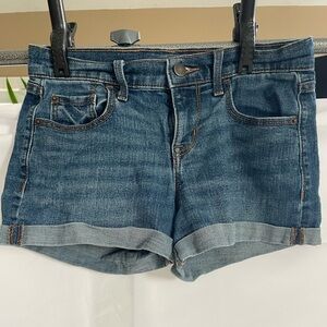Denim Blue Women's Shorts boyfriend fit
